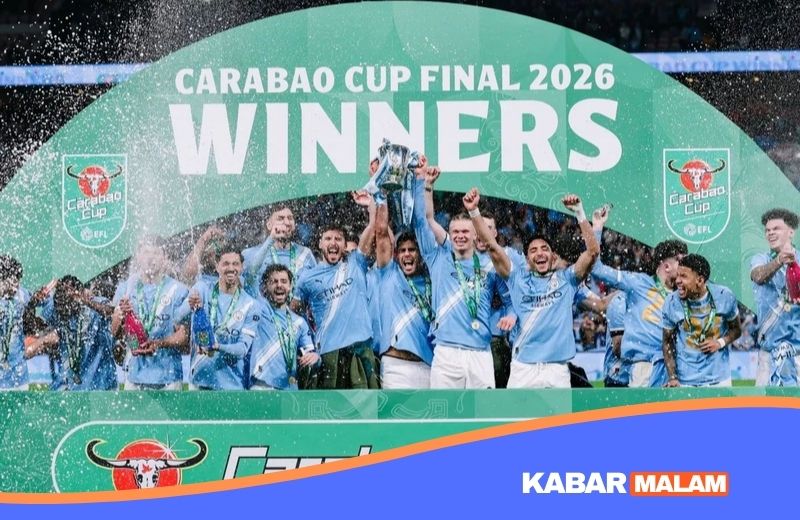 2 Gol O’Reilly Hancurkan Arsenal, Manchester City Angkat Trofi Carabao Cup