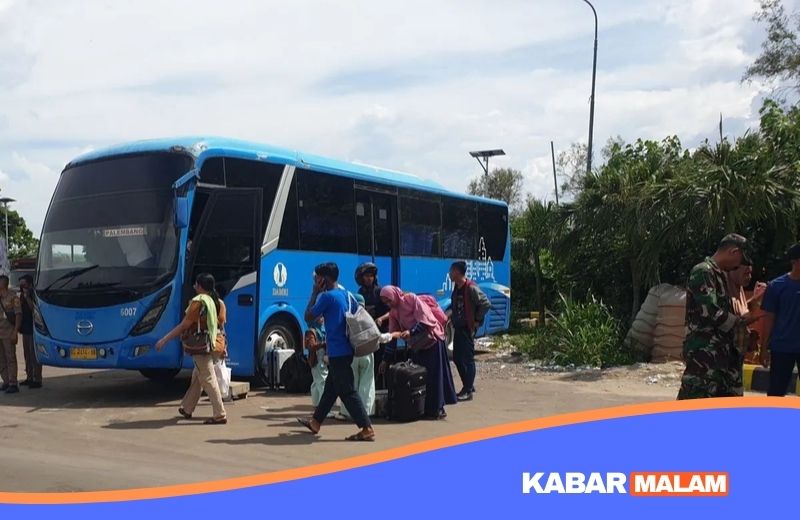 Arus Balik Memuncak Besok! DAMRI Palembang Turunkan Puluhan Bus, Tarif Tembus Rp600 Ribu