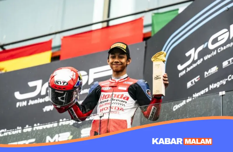 Calon Bintang MotoGP! Kiandra Ramadhipa Resmi Wakili Indonesia di Moto3 Junior 2026