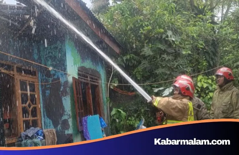 Amukan Si Jago Merah Hanguskan Rumah di Tamansari Bogor, Diduga Akibat Korsleting Listrik