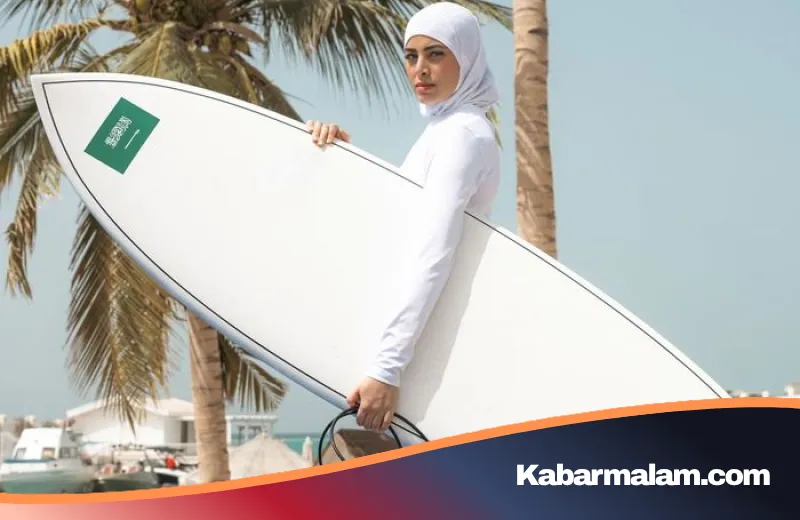 Kisah Inspiratif Lamar Mufti: Menaklukkan Ombak Dunia dengan Hijab dan Keyakinan di Panggung ISA