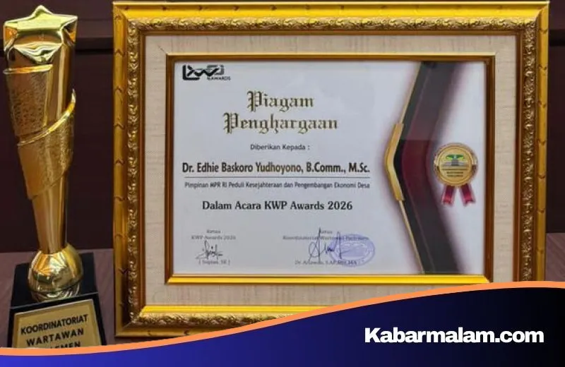 Komitmen Membangun Desa, Ibas Raih Penghargaan KWP Awards 2026: Bukti Nyata Kepedulian pada Ekonomi Rakyat