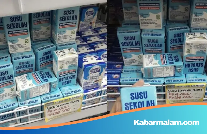 Kontroversi Susu Gratis Program MBG: Berlabel ‘Tidak Untuk Dijual’ Tapi Malah Mejeng di Rak Minimarket