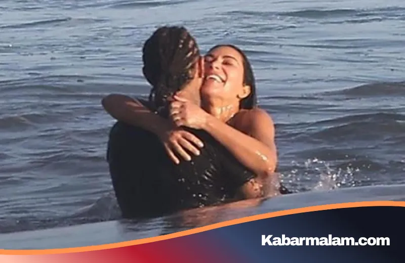 Makin Intim, Kim Kardashian dan Lewis Hamilton Pamer Kemesraan di Pantai Malibu