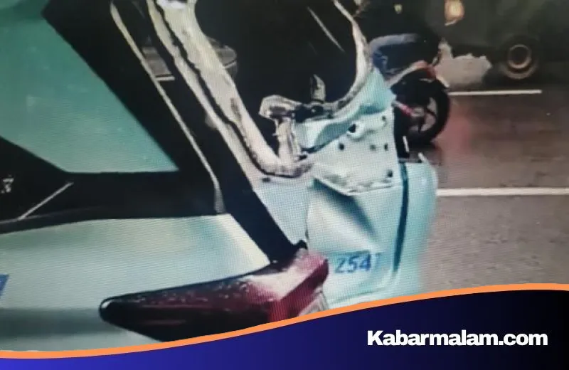 Moge Hantam Taksi di TB Simatupang Hingga Ringsek, Kasus Berakhir Damai