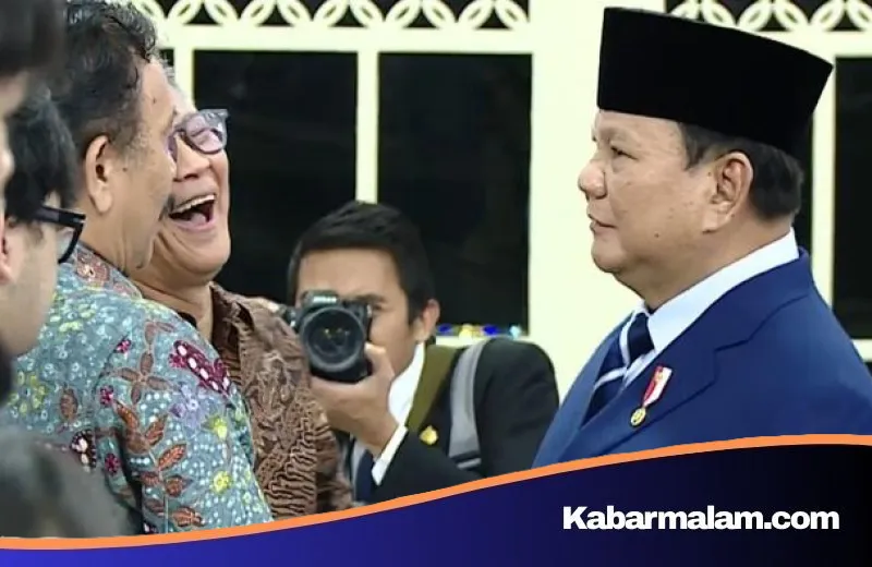 Momen Hangat di Istana: Kelakar Presiden Prabowo Sebut Rocky Gerung Tetap Jadi Sosok Disiden