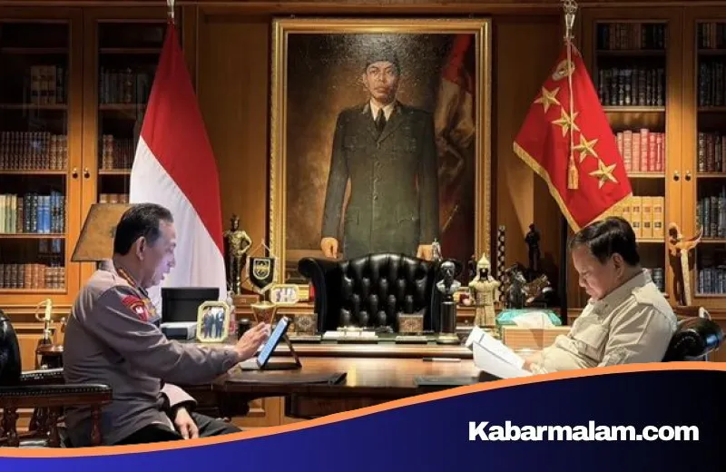 Pertemuan Strategis di Hambalang: Presiden Prabowo dan Kapolri Bahas Stabilitas Nasional hingga Program Unggulan