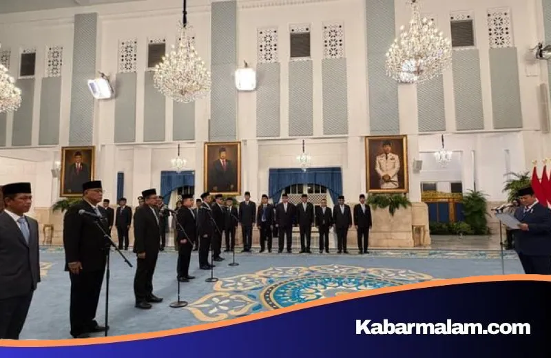 Prabowo Resmi Lantik Hasan Nasbi dan Abdul Kadir Karding dalam Posisi Strategis Baru