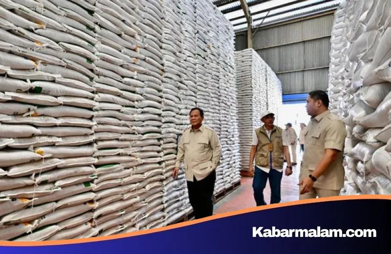 Sidak Mendadak, Presiden Prabowo Pastikan Gudang Bulog Magelang Siaga Penuhi Kebutuhan Rakyat