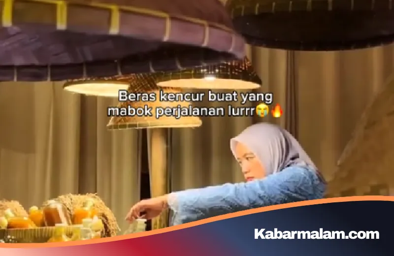 Viral! Resepsi Pernikahan di Bogor Hadirkan Warung Jamu Estetik, Tamu Antre Panjang Demi Beras Kencur