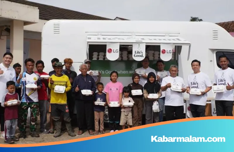 Aksi Nyata LG Indonesia: Menabur Semangat dan Kesehatan di Desa Pasirlangu Pasca Bencana