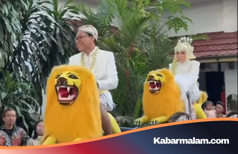 Aksi Pengantin Subang Diarak Sisingaan Viral di Media Sosial, Bukti Tradisi Tetap Memikat di Era Modern
