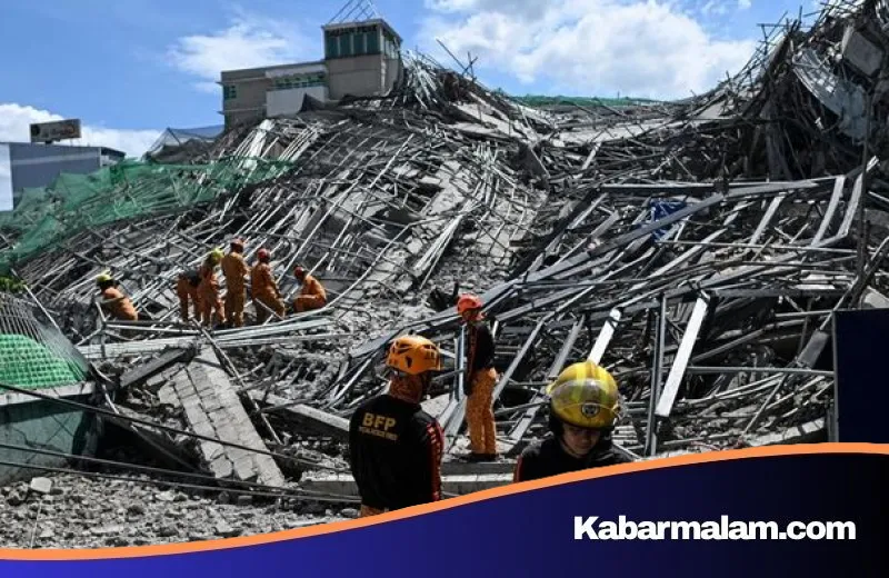 Duka Mendalam di Angeles City: Operasi Penyelamatan Gedung Ambruk Resmi Dihentikan
