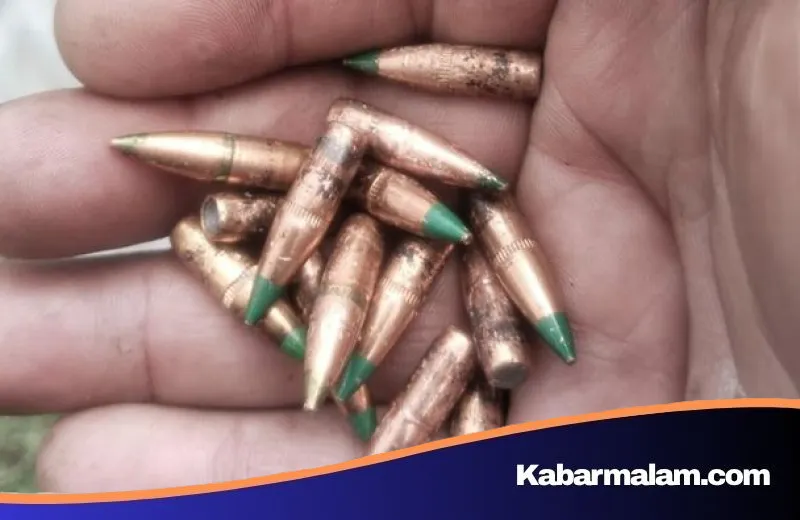 Geger! Belasan Proyektil Aktif Ditemukan Tercecer di Jalan Raya Balongbendo Sidoarjo