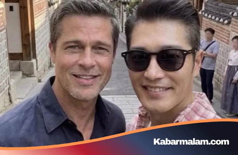 Heboh Aktor Korea Jeong Yoon Min Pamer Foto Bareng Brad Pitt di Bukchon, Ternyata Hanya Rekayasa AI
