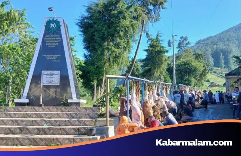 Lautan Hewan Kurban di Dusun Krajan Banjarnegara: Potret Kekompakan Warga yang Luar Biasa
