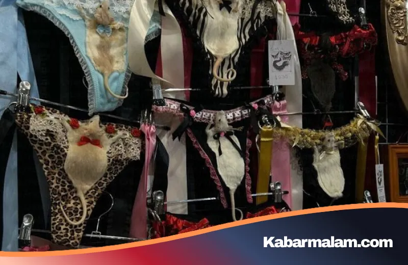 LingeRAT: Sensasi Nyeleneh Lingerie Berhias Bangkai Tikus yang Gemparkan Dunia Mode
