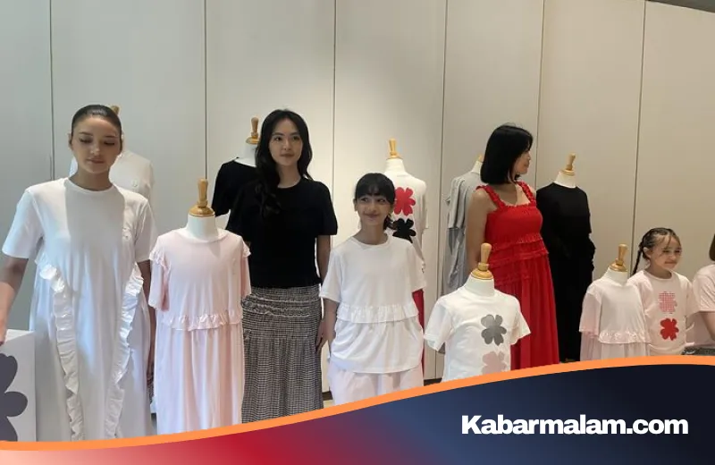 Sentuhan 'Shapes of Poetry', Kolaborasi Eksklusif Uniqlo dan Cecilie Bahnsen Hadirkan Busana Anak Pertama