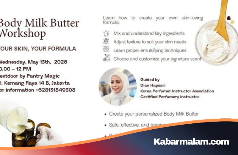 Solusi Cerdas Kulit Sensitif: Belajar Meracik Body Milk Butter Personal di Workshop Eksklusif