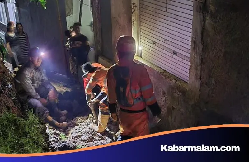 Tragedi di Balik Hujan Deras, Wanita di Bogor Tewas Tertimpa Tebing Longsor Saat ke Warung
