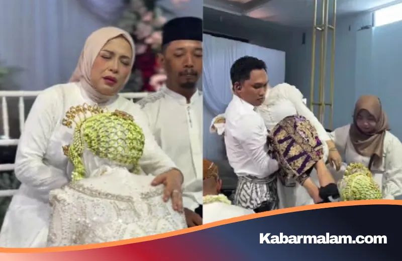 Viral! Sempat Pingsan Saat Sungkeman, Ibu Pengantin di Jember Ini Malah Bikin Heboh Lewat Aksi Aerobik Enerjik