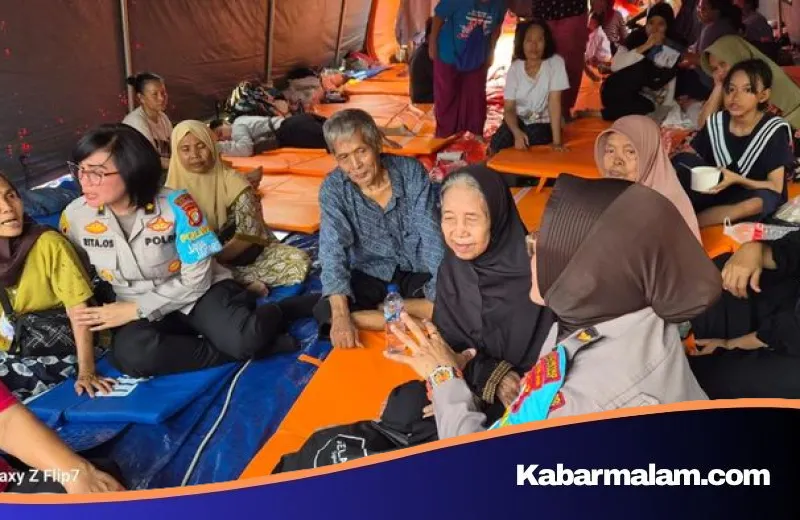 Aksi Kemanusiaan Polwan Jaga Jakarta: Pulihkan Senyum Anak-anak Pasca Kebakaran Kemayoran