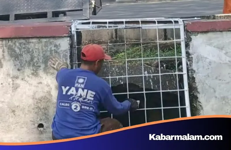 Antisipasi Bahaya, Gorong-gorong 'Maut' di Cibinong Bogor Kini Resmi Ditutup Terali Besi