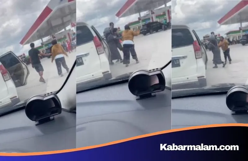 Drama di Balik Antrean BBM: Emak-emak di Kotawaringin Barat Terlibat Aksi Saling Cakar