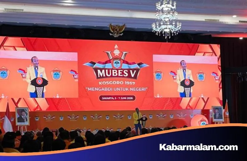 Gelak Tawa di Mubes V Kosgoro: Saat Bahlil Lahadalia Dibikin ‘Gagal Fokus’ oleh Lagu Mas Bahlil Ganteng