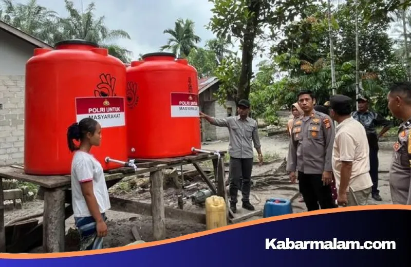 Kado Spesial Hari Bhayangkara ke-80: Polres Dumai Bangun Sumur Bor Solusi Kekeringan di Bukit Kapur