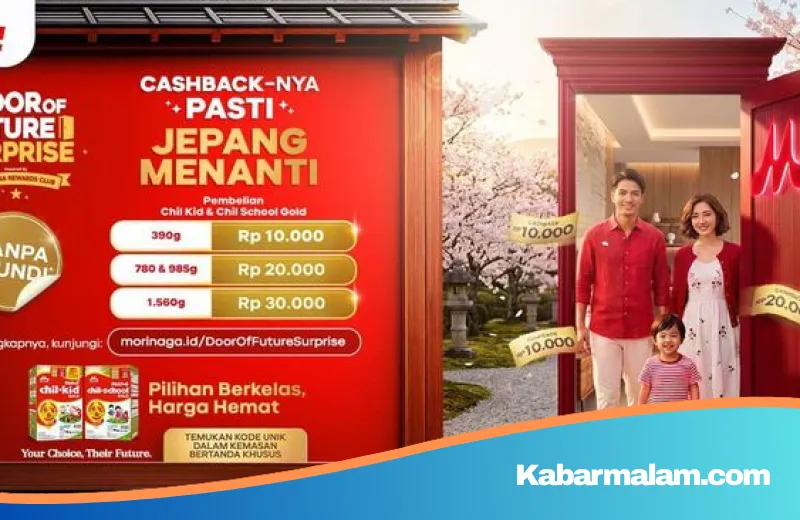 Kesempatan Emas Orang Tua: Morinaga Gold Tawarkan Cashback Langsung dan Hadiah Liburan ke Jepang