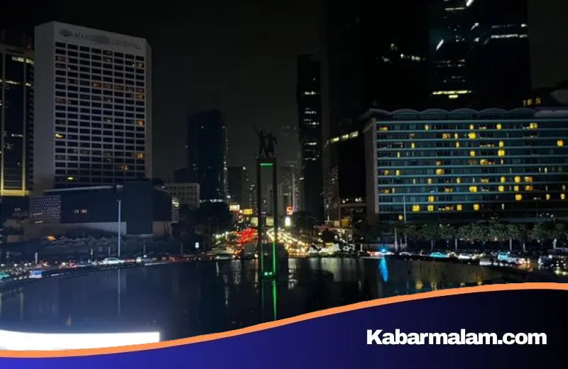 Malam Sunyi di Bundaran HI, Saat Jantung Jakarta Beristirahat Sejenak dari Gemerlap Cahaya