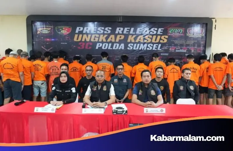 Operasi Besar Polda Sumsel: 123 Kasus Pencurian Terungkap, 137 Bandit Tak Berkutik Sepanjang Mei