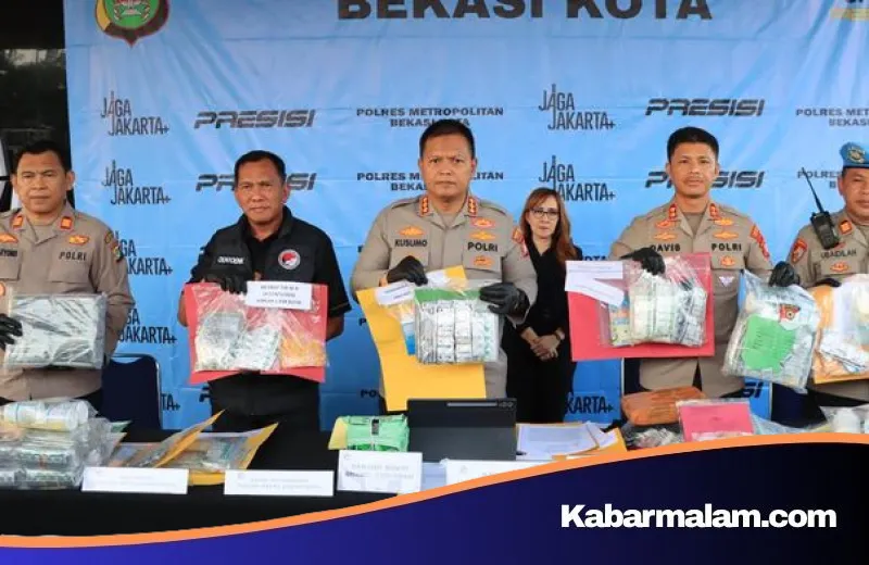 Perang Lawan Narkoba, Polres Metro Bekasi Kota Gulung 121 Tersangka dalam Dua Bulan