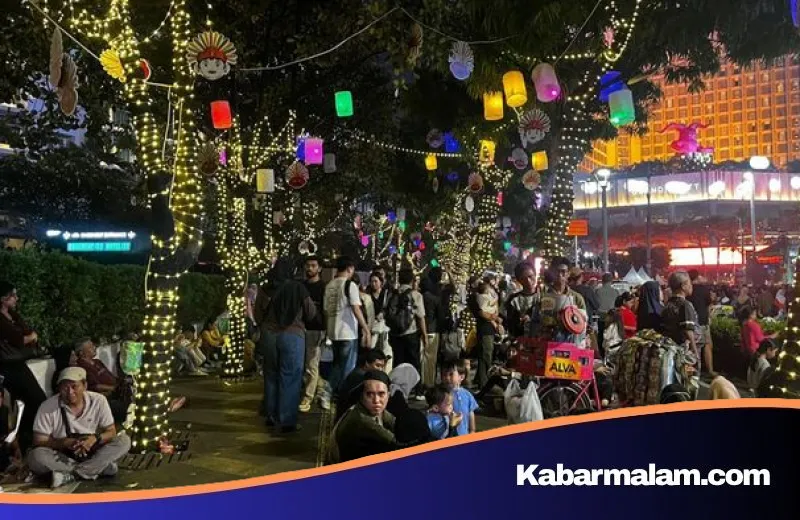 Pesona Malam Puncak HUT ke-499 Jakarta: Bundaran HI Bersolek dalam Harmoni Budaya dan Modernitas