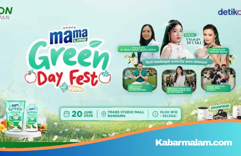 Rayakan Gaya Hidup Sehat di Mama Lime Green Day Fest 2026 Bandung: Dari Baby Wearing Dance hingga Pound Fit