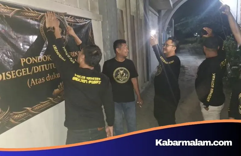 Skandal Pelecehan Seksual di Malang: Ormas Yakuza Maneges Segel Tiga Lokasi Ponpes