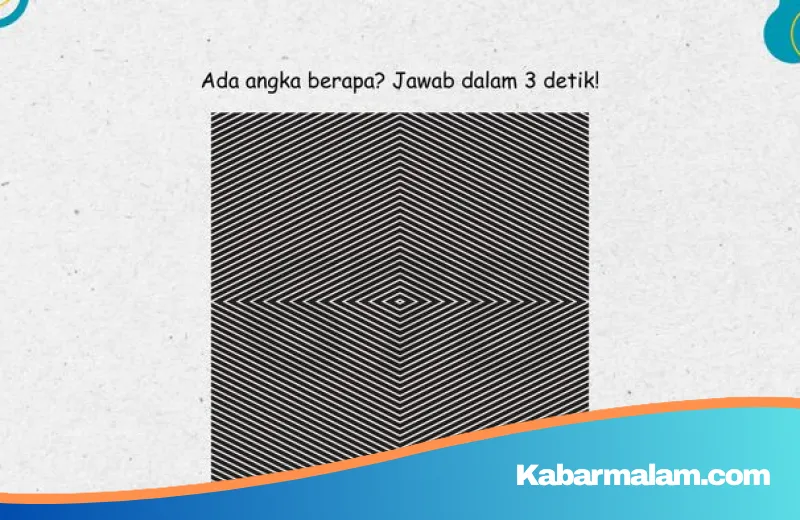 Uji Ketajaman Mata: Sanggupkah Anda Menemukan Deretan Angka Rahasia di Balik Labirin Garis Ini?