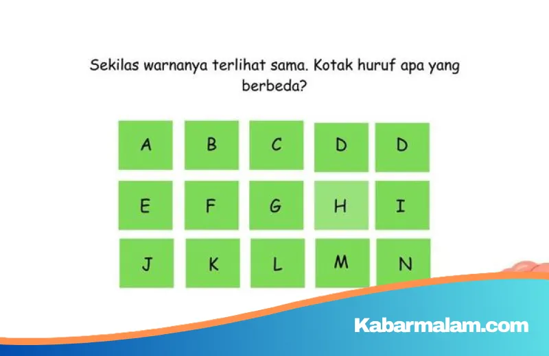 Uji Ketajaman Mata: Seberapa Cepat Anda Menemukan Warna Berbeda dalam Tantangan Visual Ini?