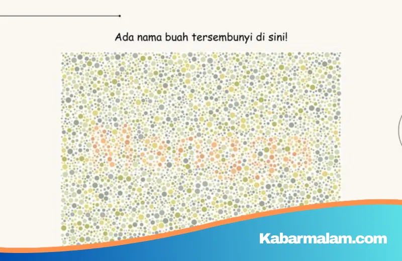 Uji Ketajaman Visual: Temukan Kata Tersembunyi di Balik Pola Warna yang Menipu Mata