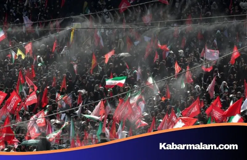 Amarah di Teheran: Lautan Massa di Pemakaman Ali Khamenei Serukan Aksi Balas Dendam Terhadap Trump