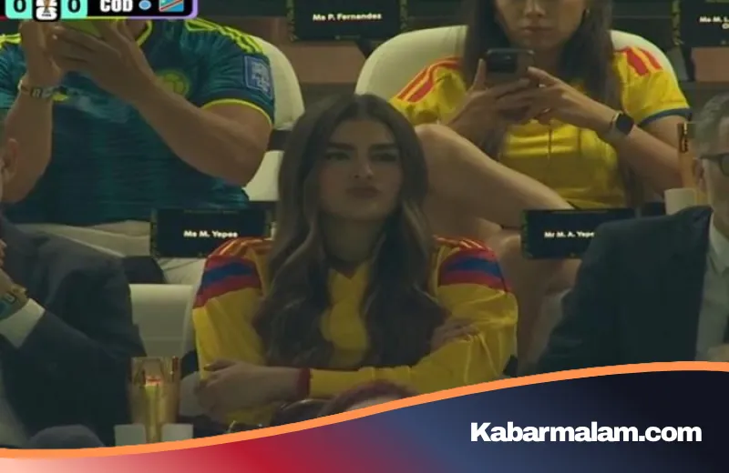 Pesona Miranda Yepes di Tribun Piala Dunia: Ekspresi 'Marah' yang Viral Ternyata Putri Legenda Sepak Bola