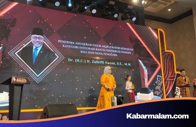 Strategi Integrasi Pangan Sukses, Menko Zulkifli Hasan Raih Penghargaan Bergengsi di Bali-Nusra Awards 2026